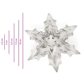 Cookie Cutter Set - Ice Crystals
